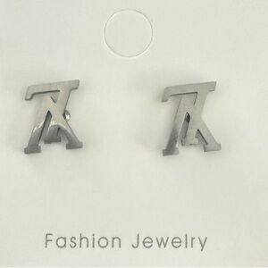 Silver logo Fashion Earrings